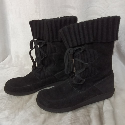 Earth spirit ozark black suede - ozark,