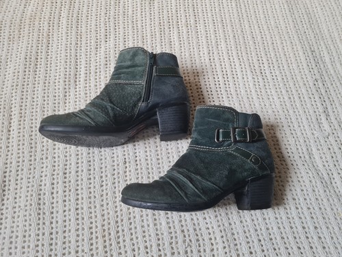 Earth spirit dark green - dark, suede