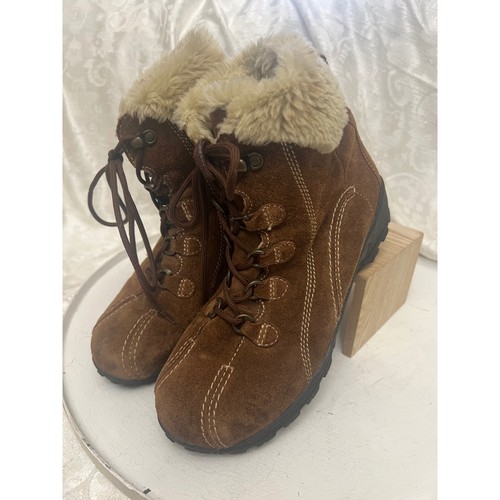 Earth spirit seona brown suede - earth,