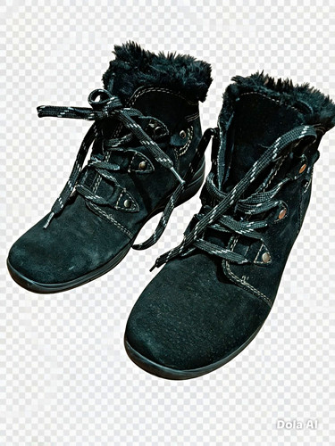 Earth spirit black suede - suede, faux